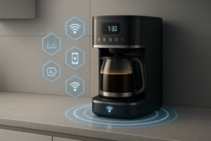 Cafeteira wifi. O futuro chegou!